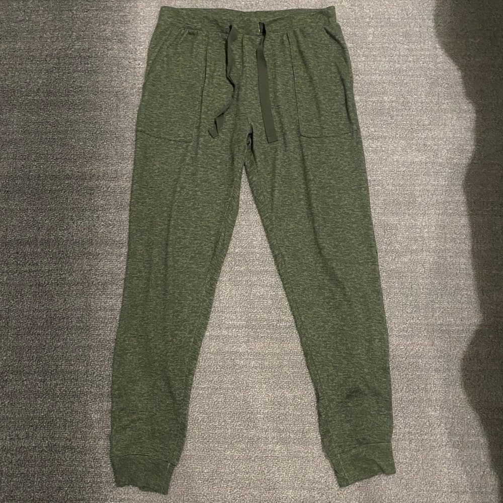 Green joggers